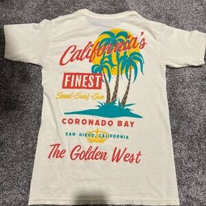 PacSun Cream Cotton Tee